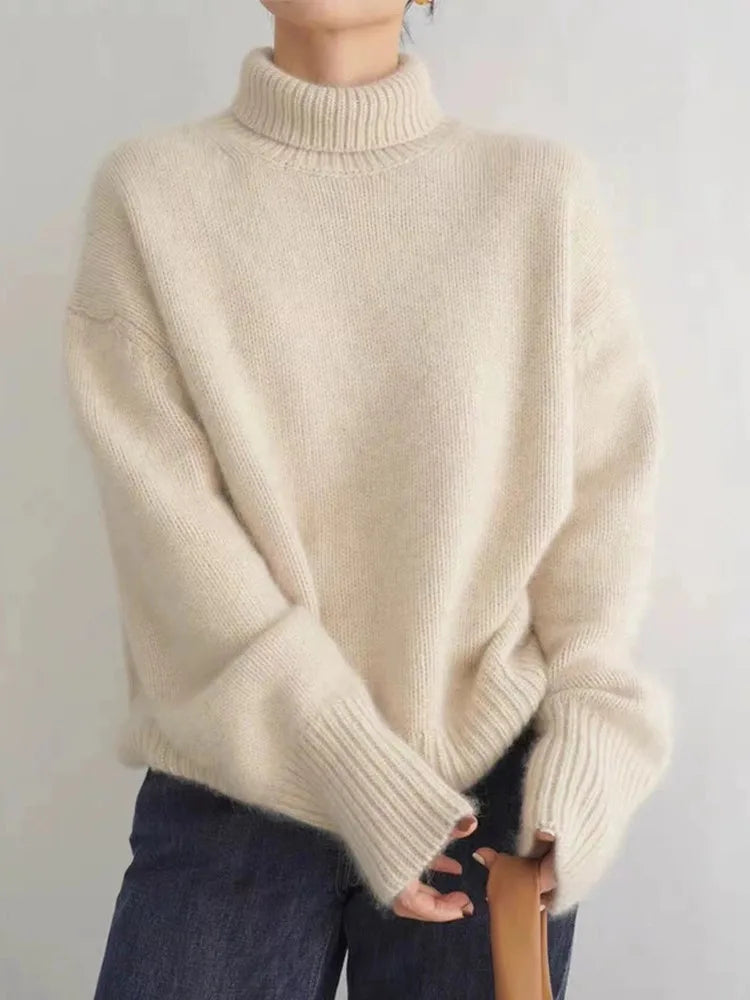 Linea Cashmere | Pull col roulé