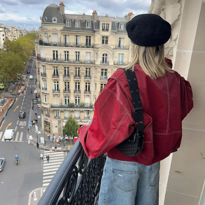 Faye | Manteau en Cuir Oversize