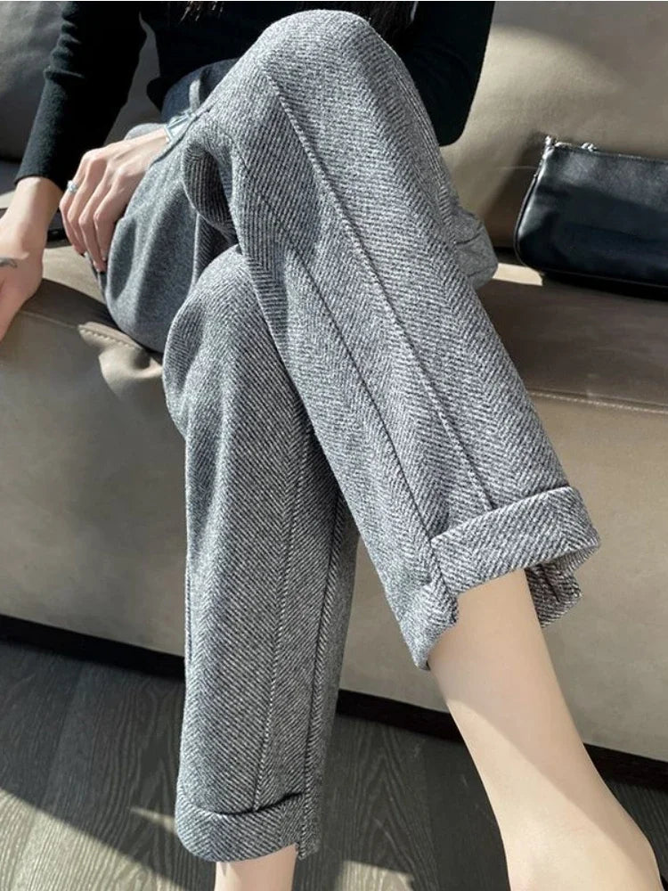 Nora | Pantalon en Tweed Élégant