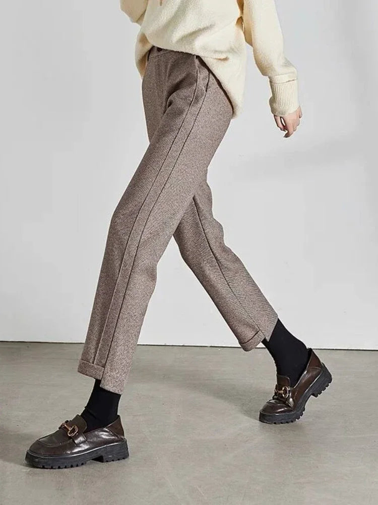 Nora | Pantalon en Tweed Élégant