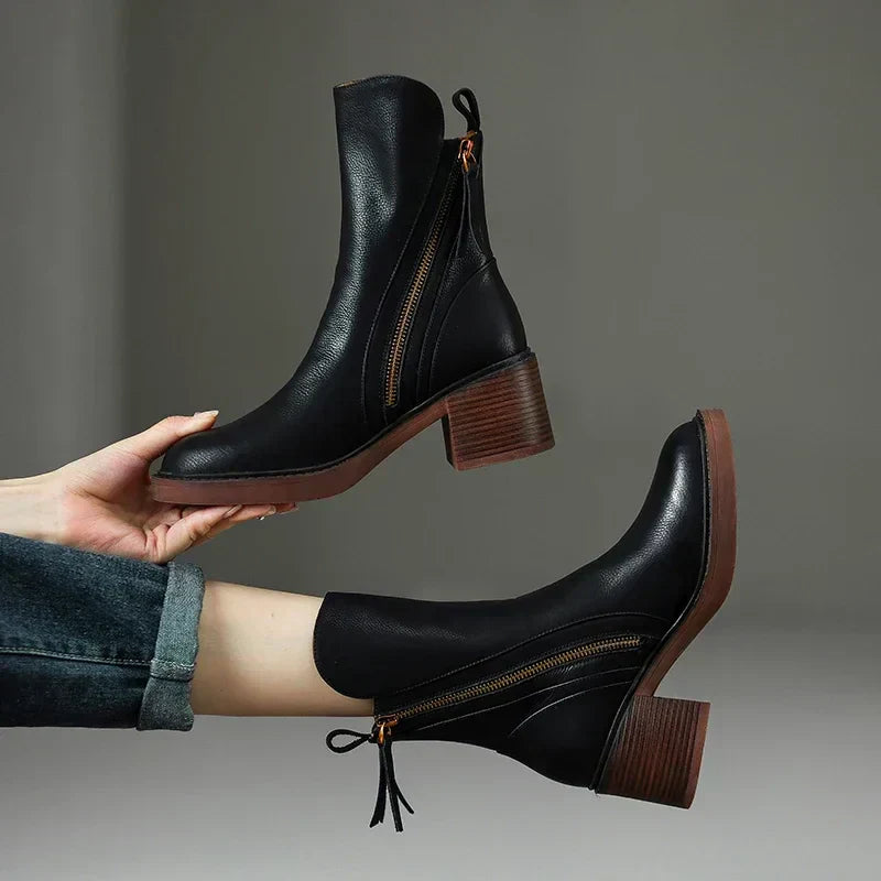 Emma | Bottines en Cuir Premium