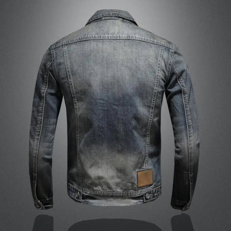 Carl - Veste en denim rétro