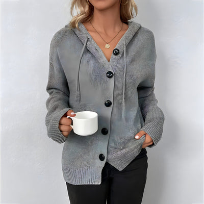 Gallia | Cardigan avec Capuche pour Femme