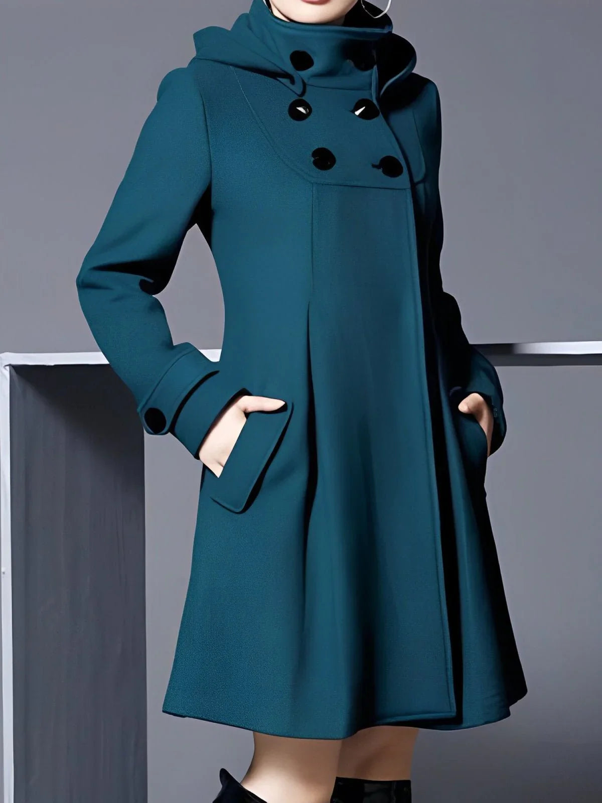 Gaia - Élégante Robe Manteau